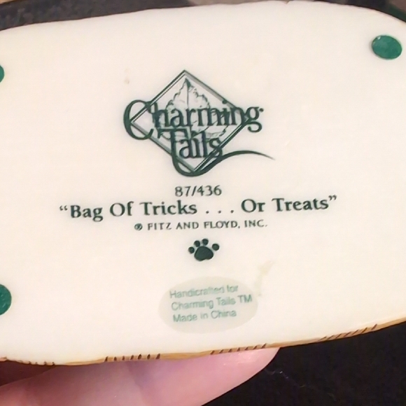 Fitz and Floyd Charming Tails Halloween Mouse Figurine Set - Brown and Orange - Picture 5 of 8